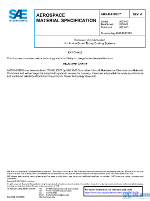 SAE AMSR81903A PDF