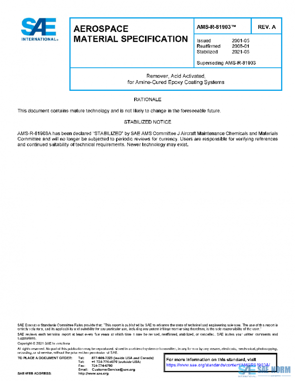 SAE AMSR81903A PDF