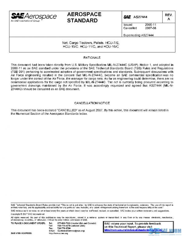 SAE AS27444A PDF