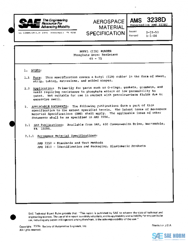SAE AMS3238D PDF SAE AMS3238D PDF
