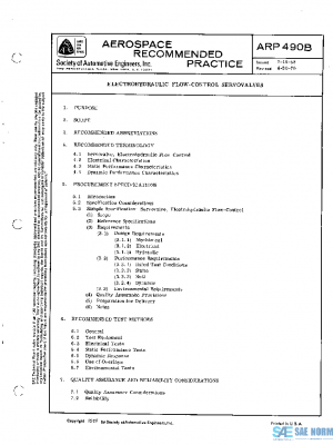 SAE ARP490B PDF