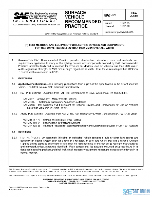 SAE J575_199206 PDF