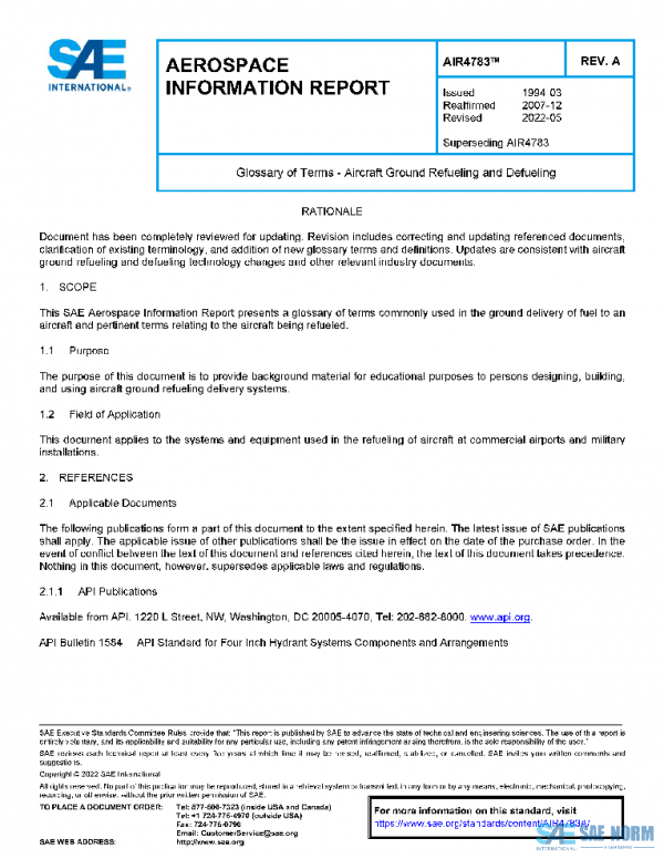 SAE AIR4783A PDF SAE AIR4783A PDF