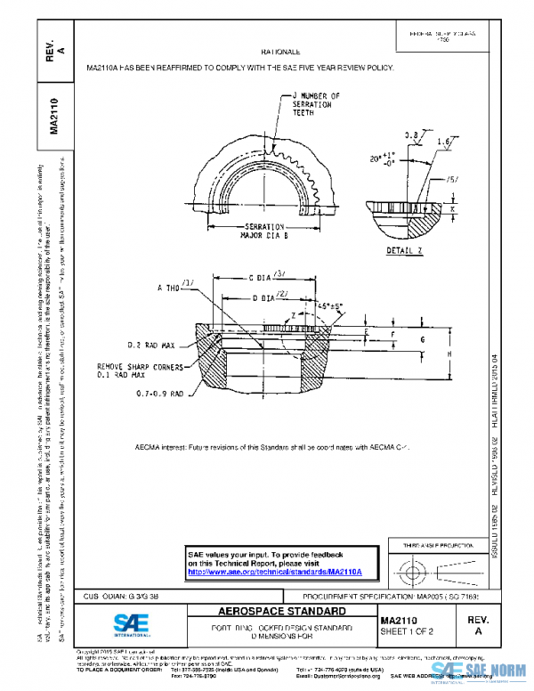 SAE MA2110A PDF