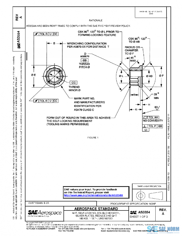 SAE AS3554A PDF SAE AS3554A PDF