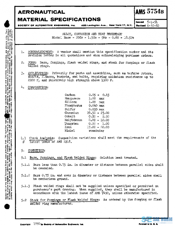 SAE AMS5754B PDF SAE AMS5754B PDF