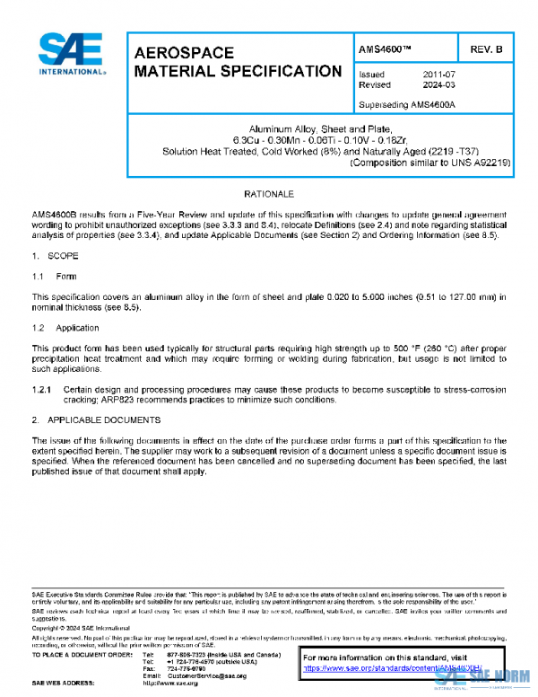 SAE AMS4600B PDF