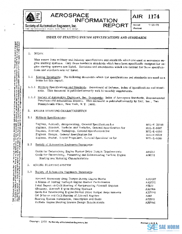 SAE AIR1174 PDF SAE AIR1174 PDF