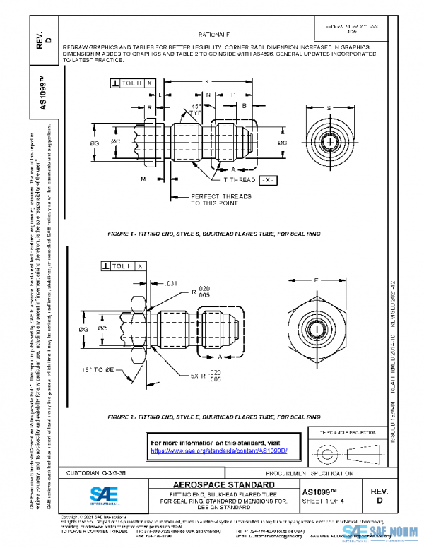 SAE AS1099D PDF SAE AS1099D PDF