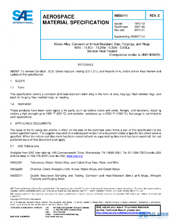 SAE AMS5711E PDF