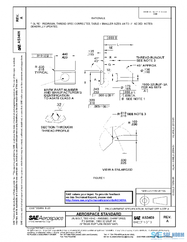SAE AS3409A PDF