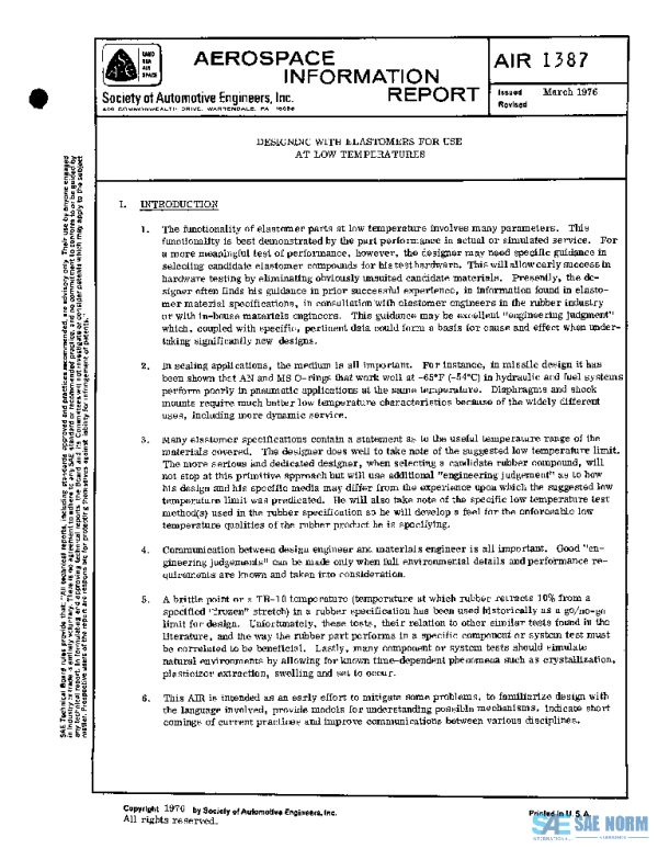 SAE AIR1387 PDF