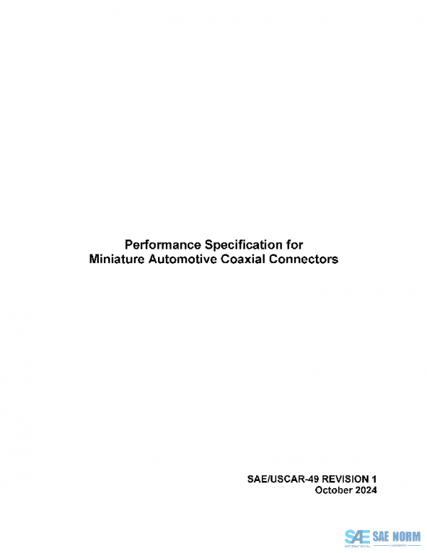 SAE USCAR49-1 PDF