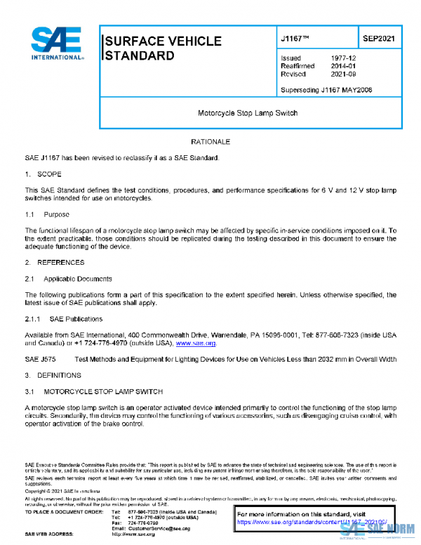 SAE J1167_202109 PDF SAE J1167_202109 PDF