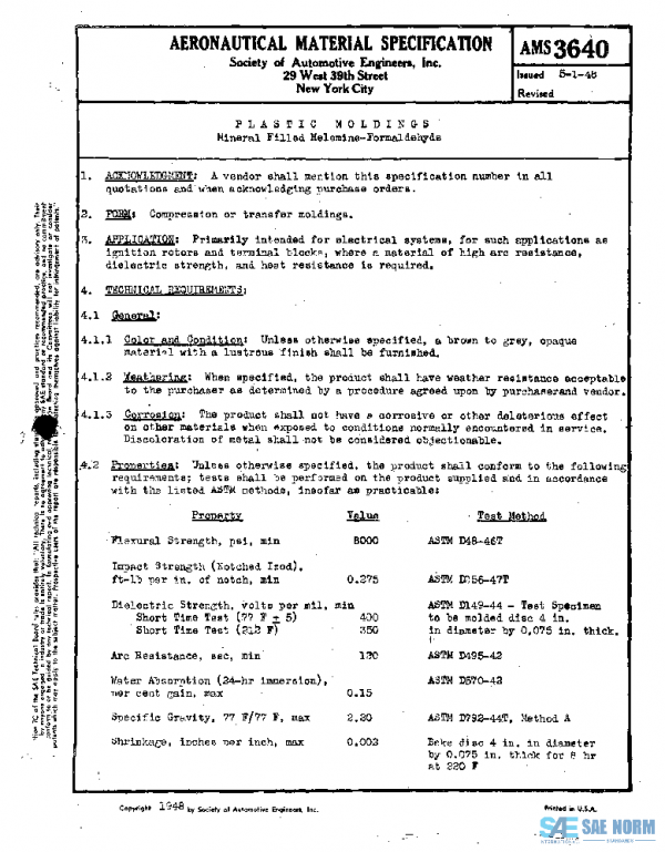 SAE AMS3640 PDF