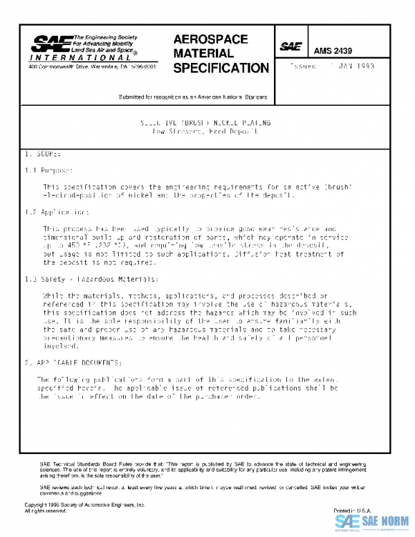 SAE AMS2439 PDF SAE AMS2439 PDF