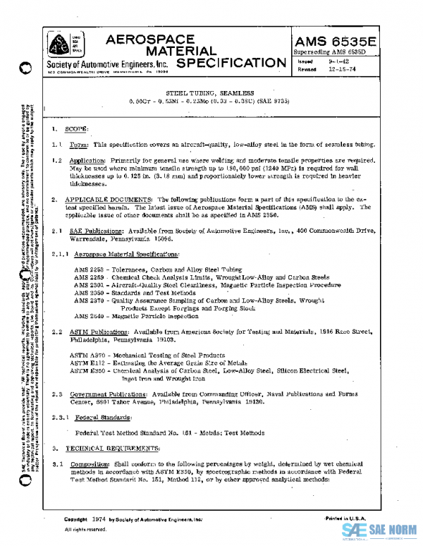 SAE AMS6535E PDF