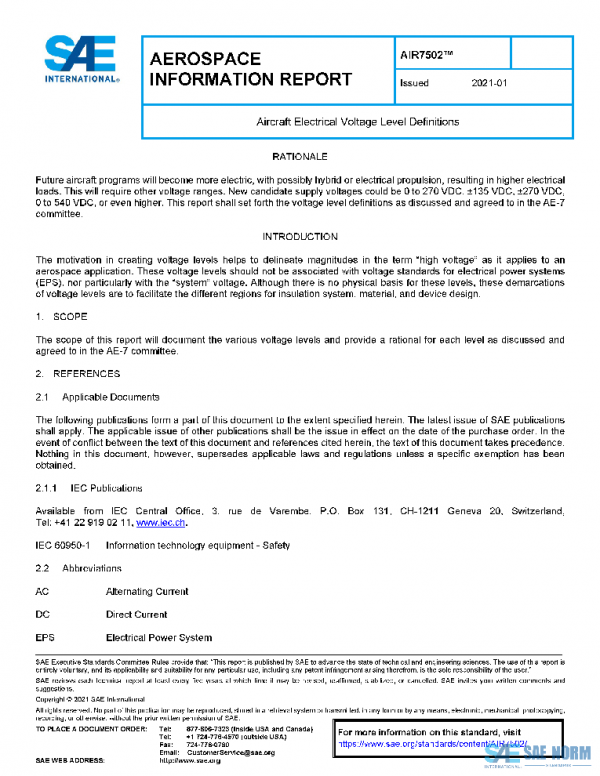 SAE AIR7502 PDF SAE AIR7502 PDF