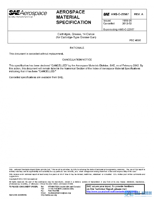 SAE AMSC22587A PDF SAE AMSC22587A PDF