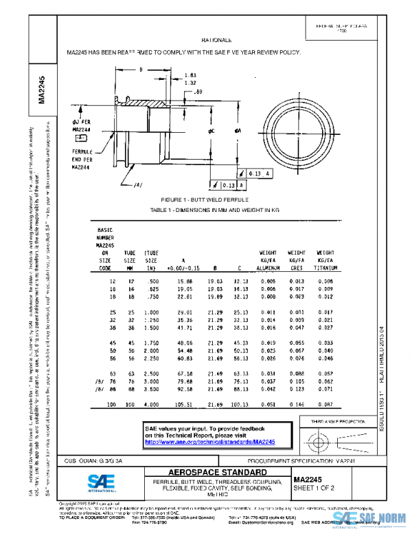 SAE MA2245 PDF
