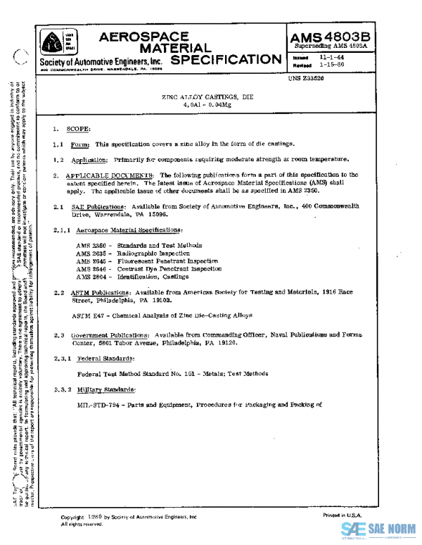 SAE AMS4803B PDF