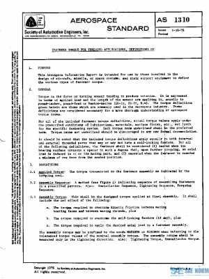SAE AS1310 PDF