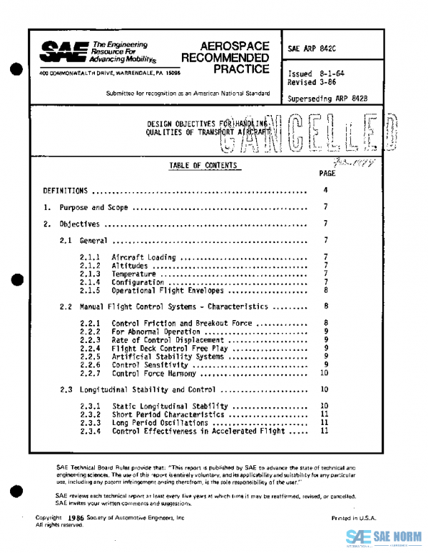 SAE ARP842C PDF