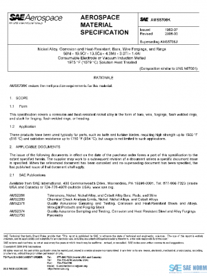 SAE AMS5708K PDF