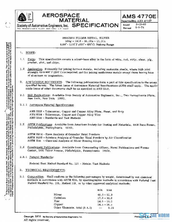 SAE AMS4770E PDF
