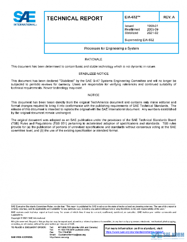 SAE EIA632A PDF