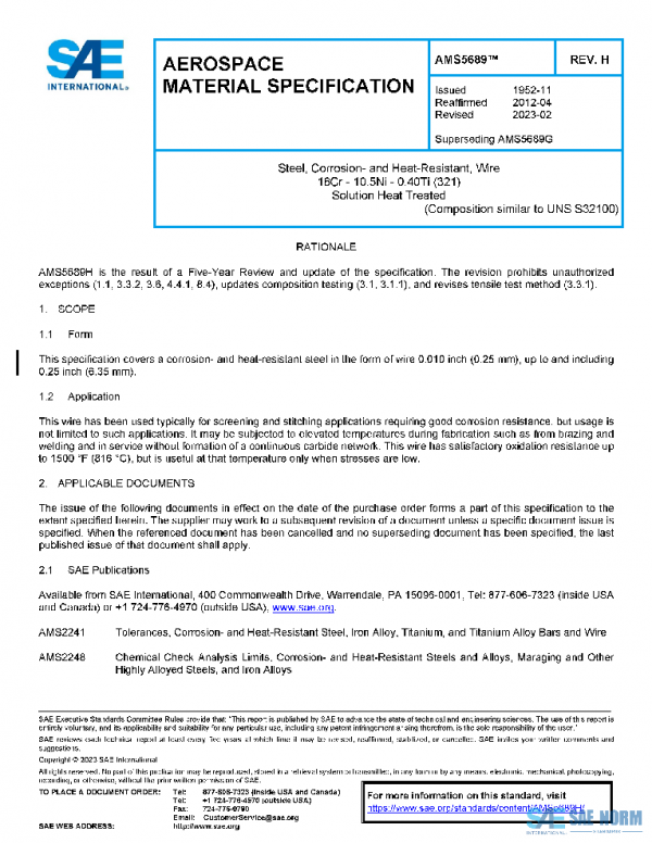 SAE AMS5689H PDF