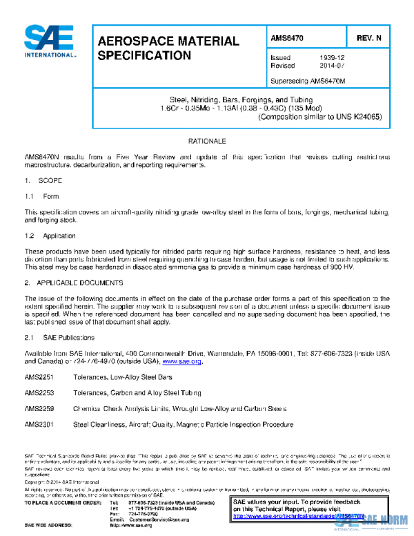 SAE AMS6470N PDF