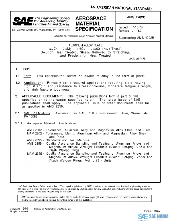 SAE AMS4202C PDF