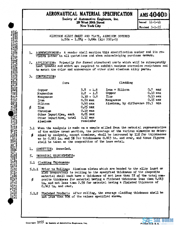 SAE AMS4040D PDF SAE AMS4040D PDF