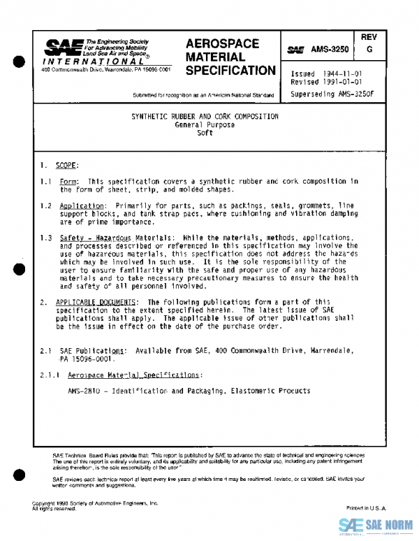 SAE AMS3250G PDF