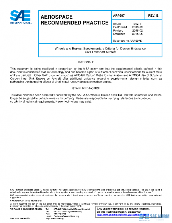 SAE ARP597E PDF