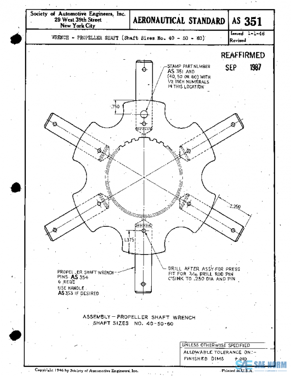 SAE AS351 PDF