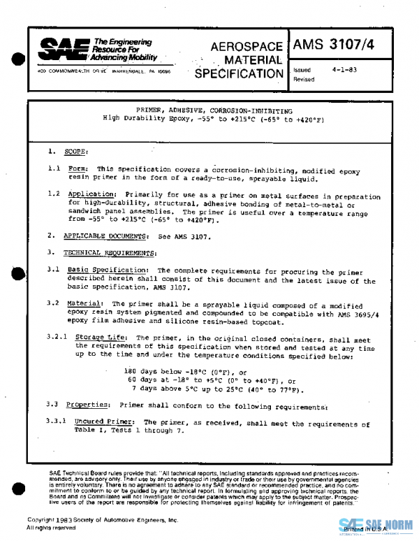 SAE AMS3107/4 PDF