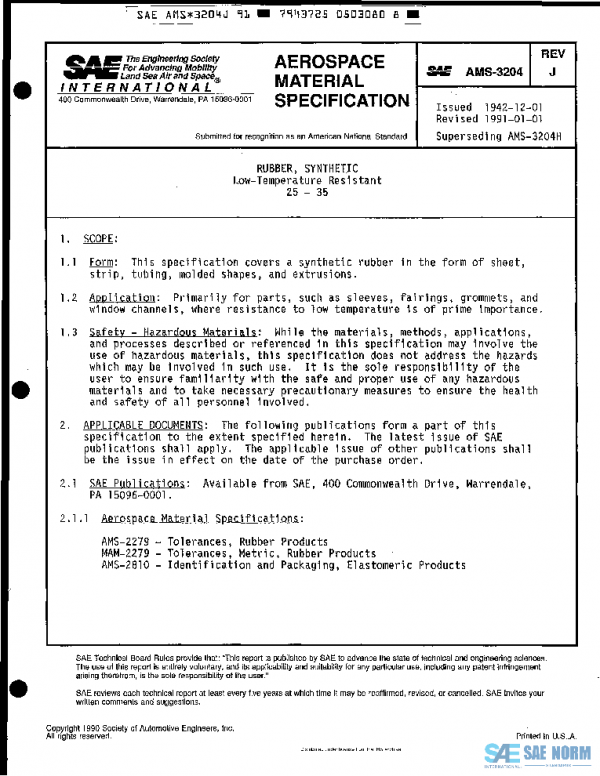 SAE AMS3204J PDF