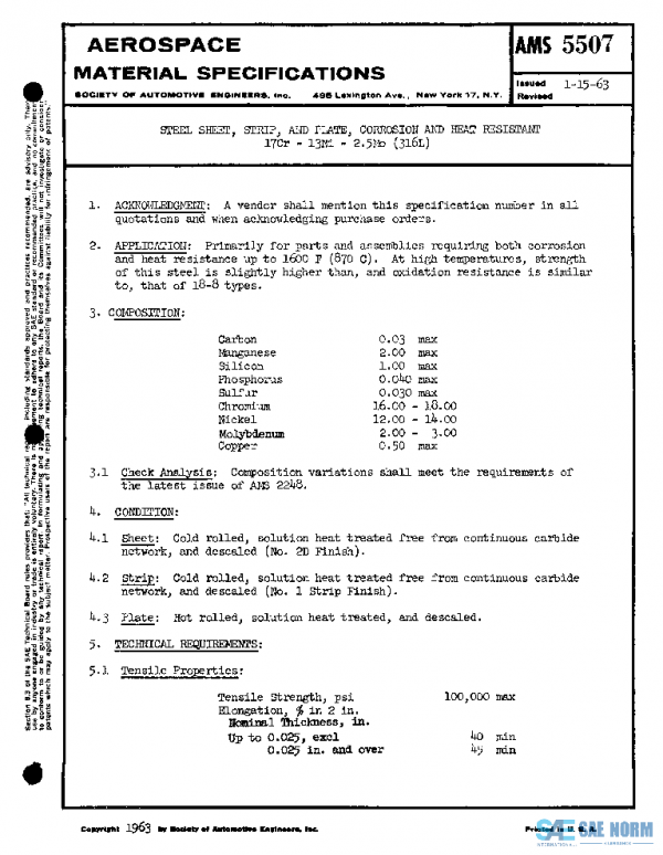 SAE AMS5507 PDF SAE AMS5507 PDF
