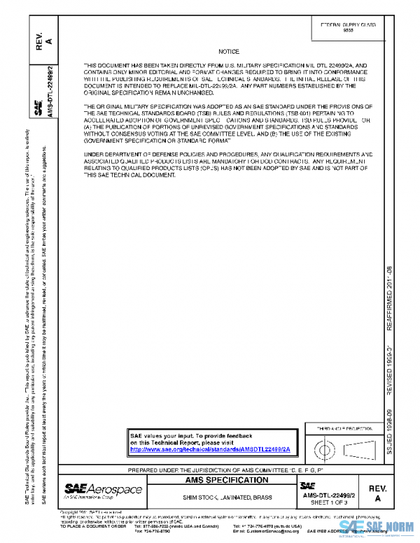 SAE AMSDTL22499/2A PDF SAE AMSDTL22499/2A PDF