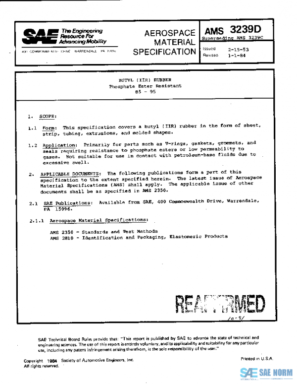 SAE AMS3239D PDF SAE AMS3239D PDF