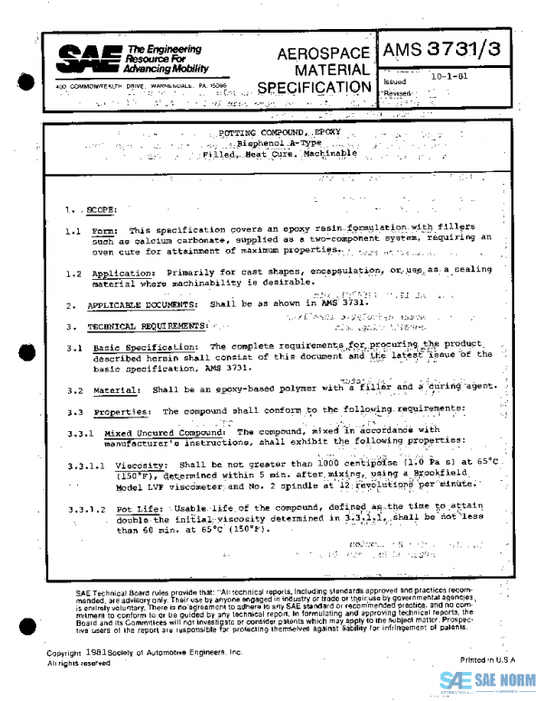 SAE AMS3731/3 PDF SAE AMS3731/3 PDF