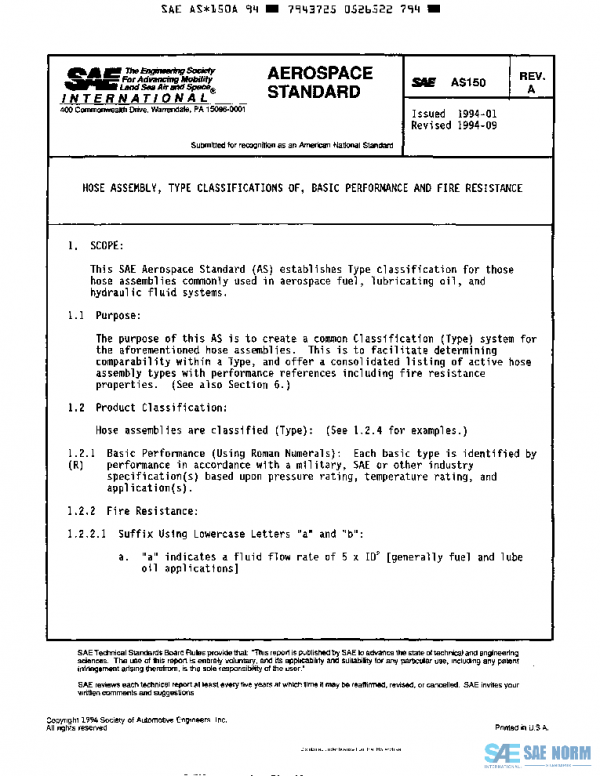 SAE AS150A PDF SAE AS150A PDF