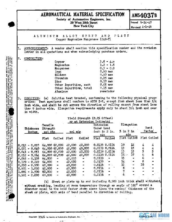 SAE AMS4037B PDF SAE AMS4037B PDF