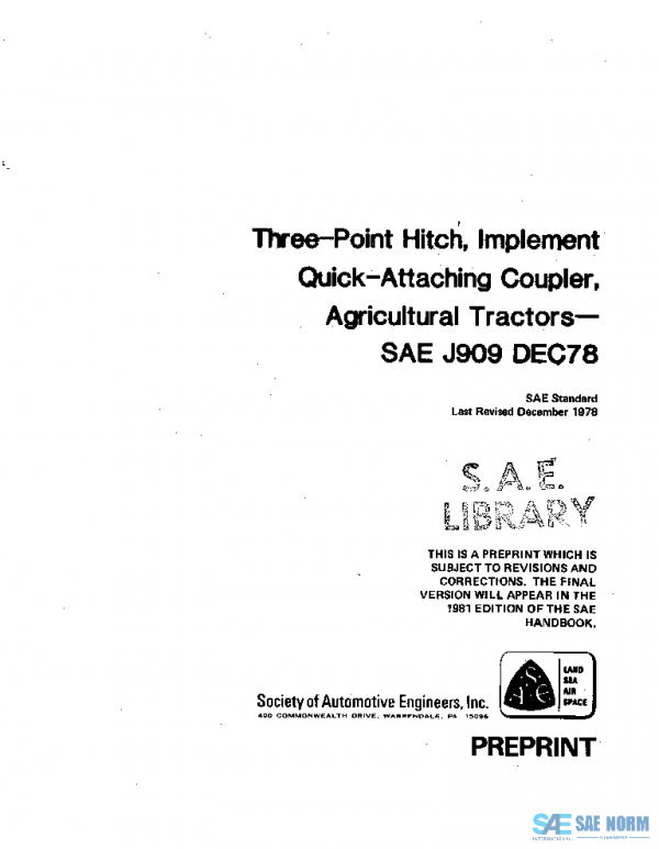 SAE J909_197812 PDF SAE J909_197812 PDF
