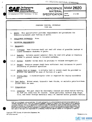 SAE MAM2620 PDF