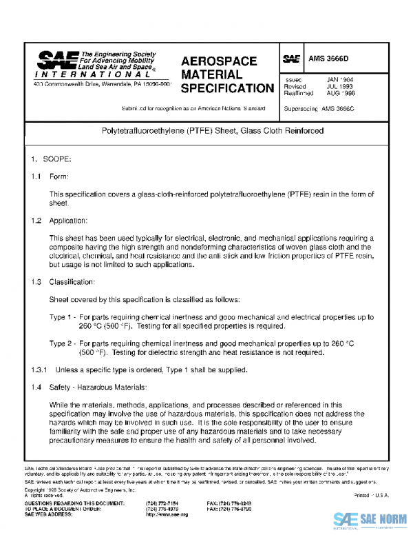 SAE AMS3666D PDF