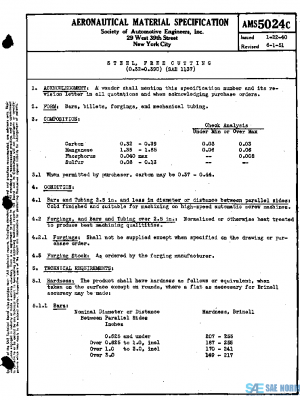 SAE AMS5024C PDF SAE AMS5024C PDF