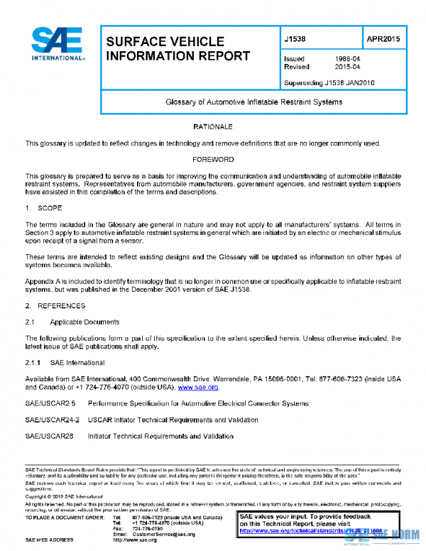 SAE J1538_201504 PDF